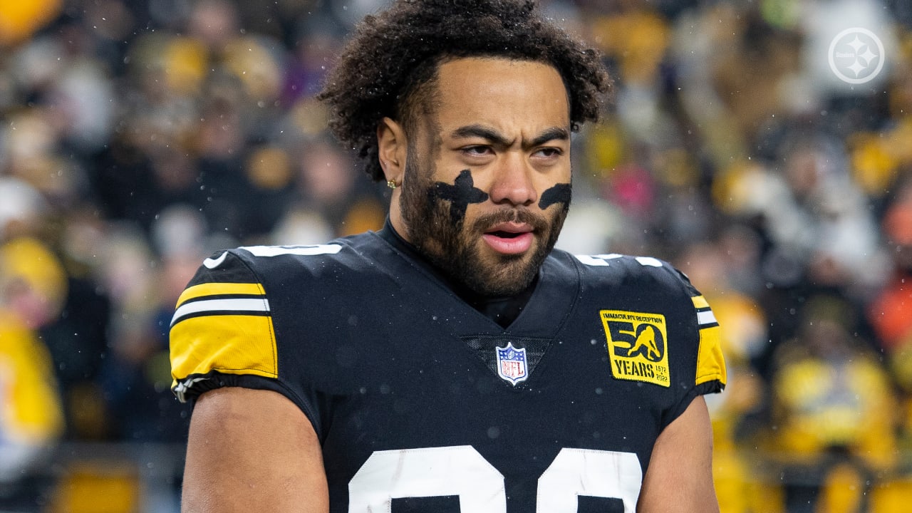 CHARLOTTE, NC - DECEMBER 18: Pittsburgh Steelers running back Jaylen Warren  (30) during an NFL