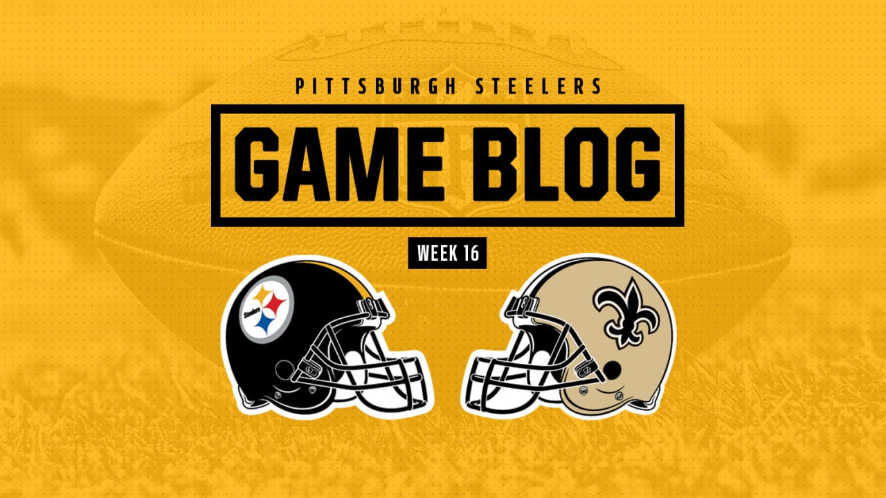 Game Blog Steelers at Saints