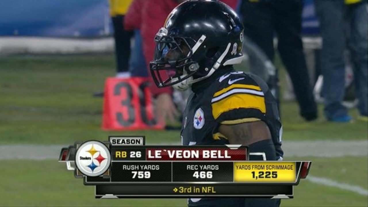 Le'Veon Bell 'likes' Instagram post showing Steelers-Raiders final score