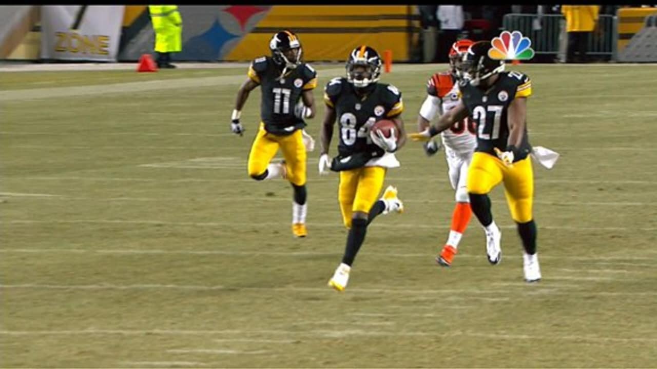 Antonio Brown's late touchdown lifts Steelers over Bengals