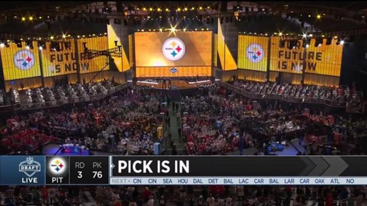 The Pittsburgh Steelers select Mason Rudolph 76th overall in the