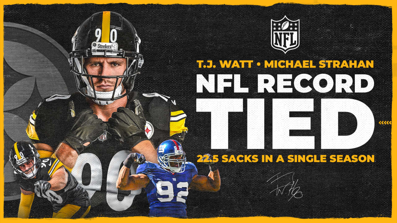 Watt ties NFL single-season sack record