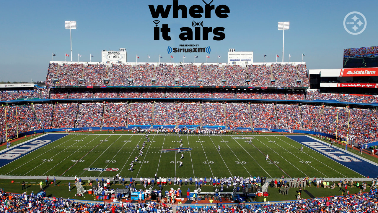 Where it airs: Steelers-Bills