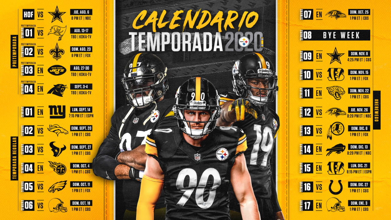 El Calendario De La Temporada 2020