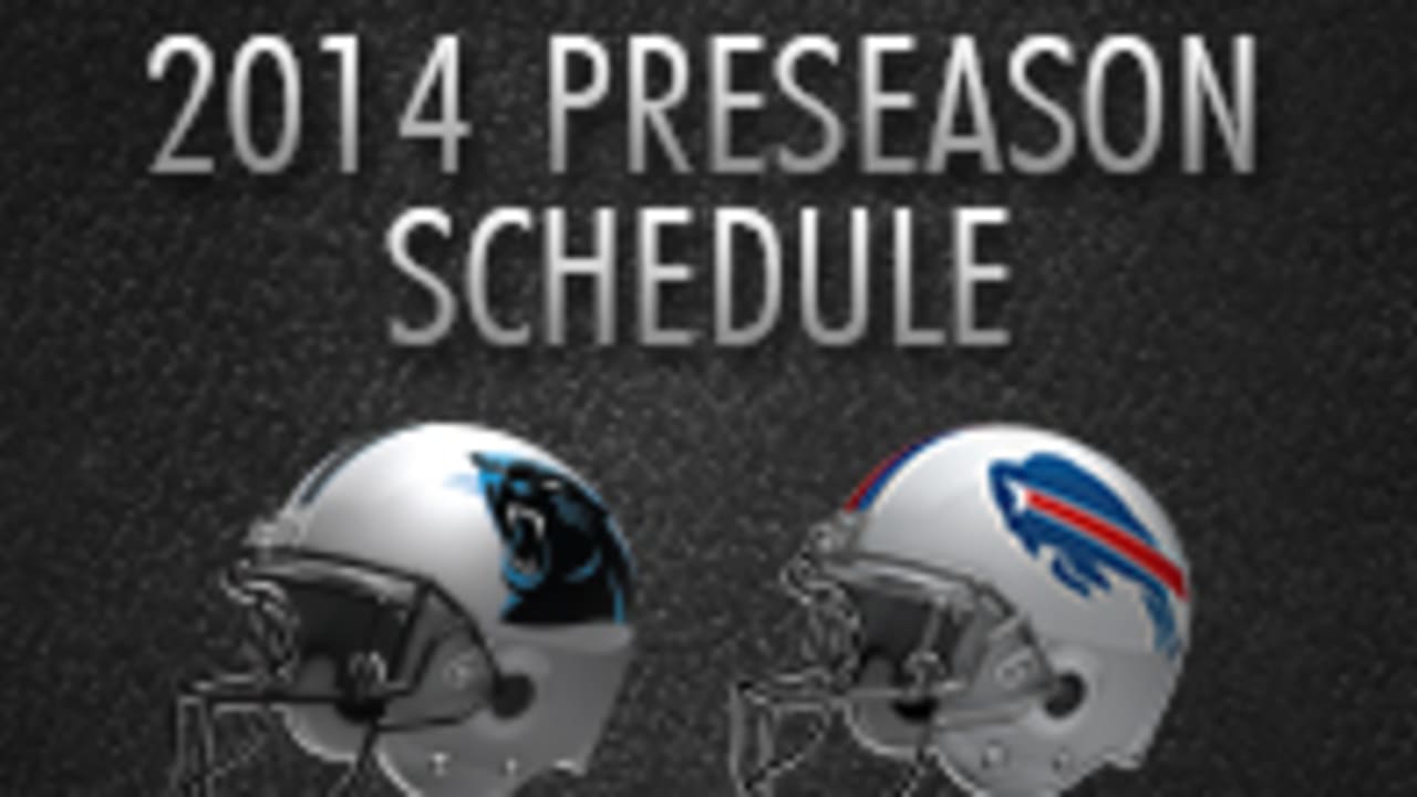 NFL announces Bills 2014 Preseason schedule