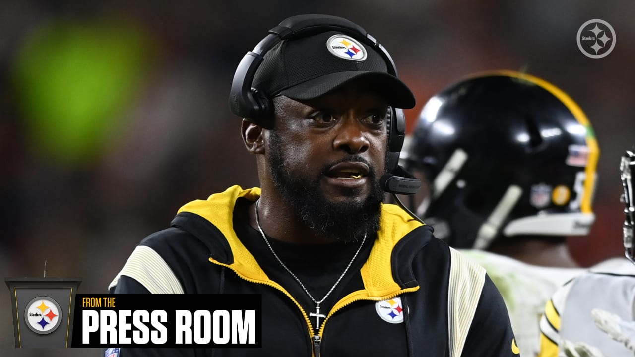 From the Press Room: Steelers at Browns