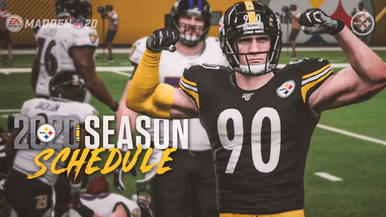 Pittsburgh Steelers 2020 schedule