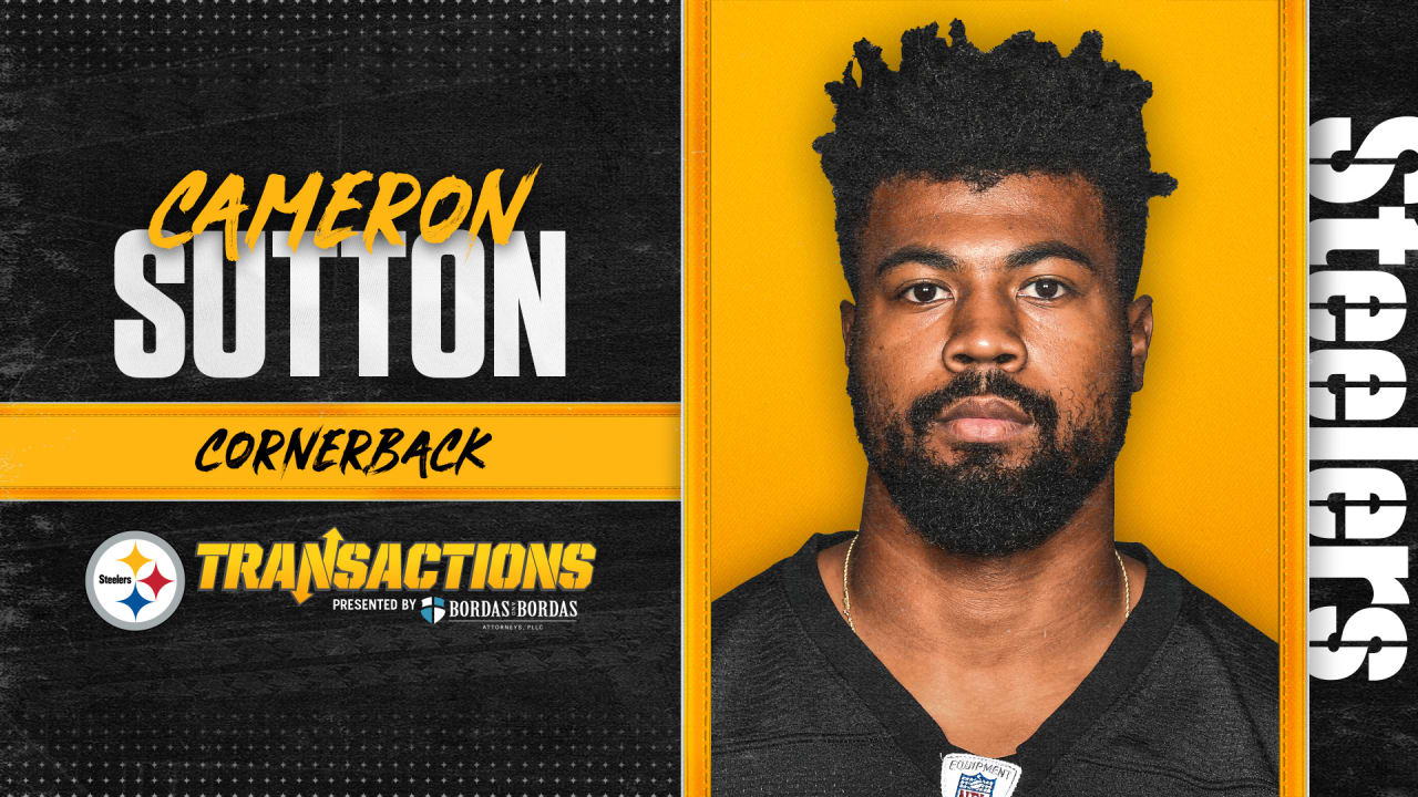 Lions sign Pittsburgh Steelers CB Cameron Sutton – The Oakland Press