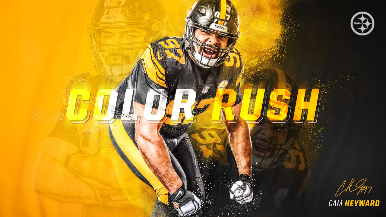 steelers yellow color rush