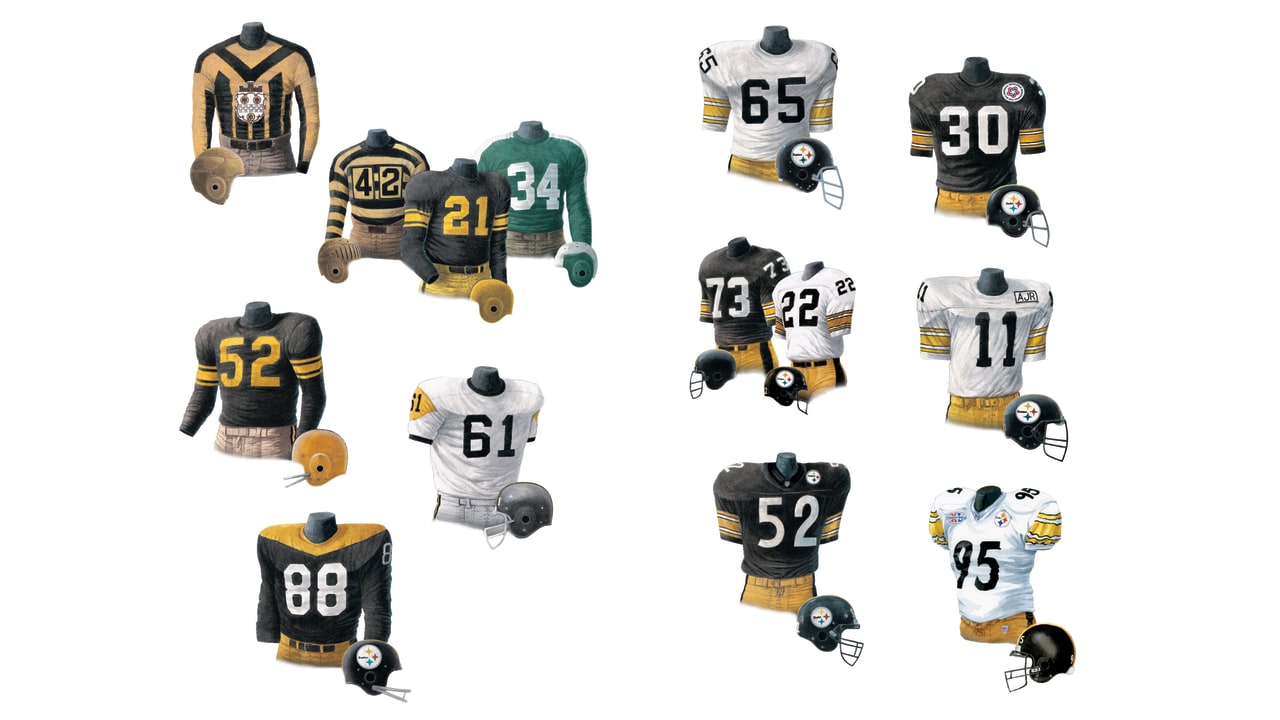 Steelers' 70s Throwback Jerseys Named Top 5 Alternate Jersey In