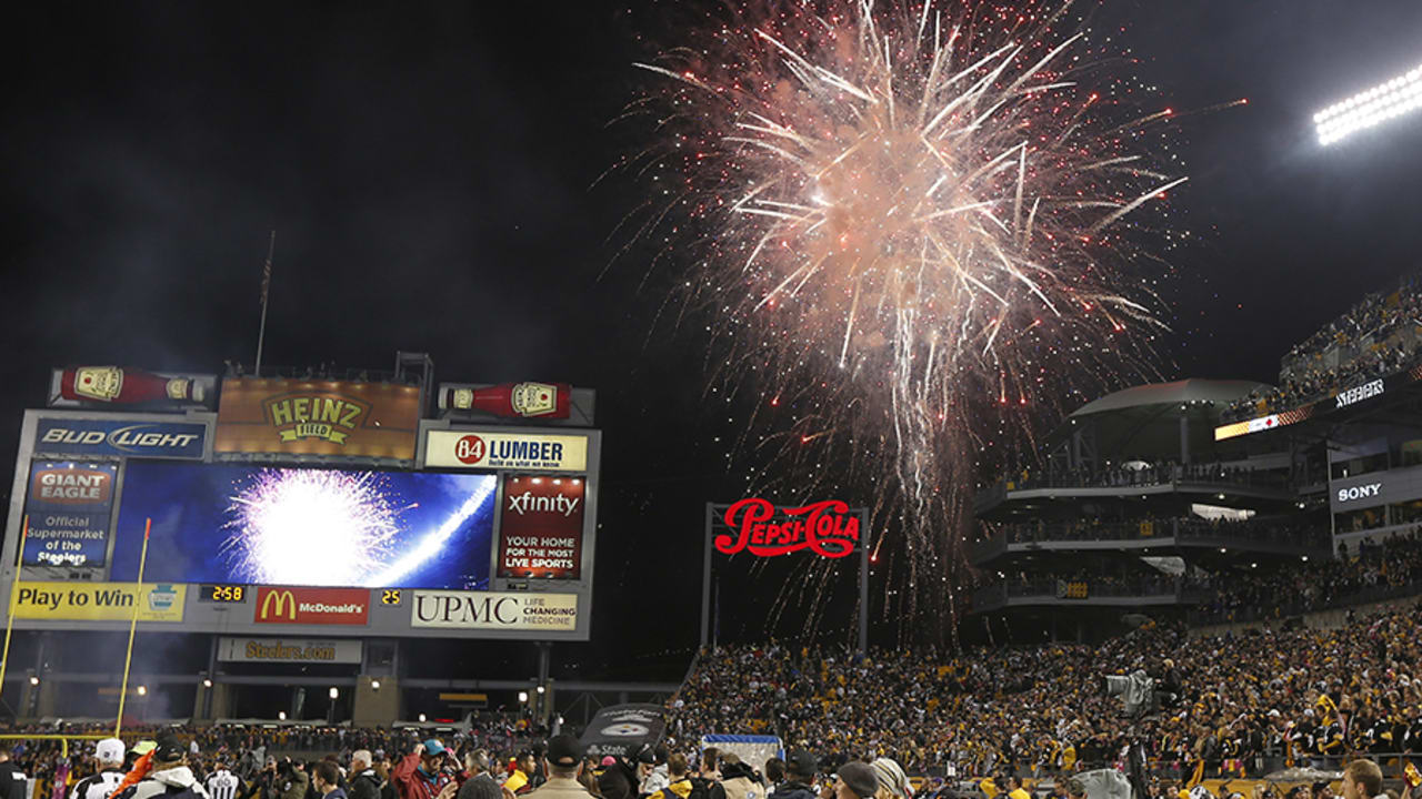 Fireworks over Heinz Field Friday night