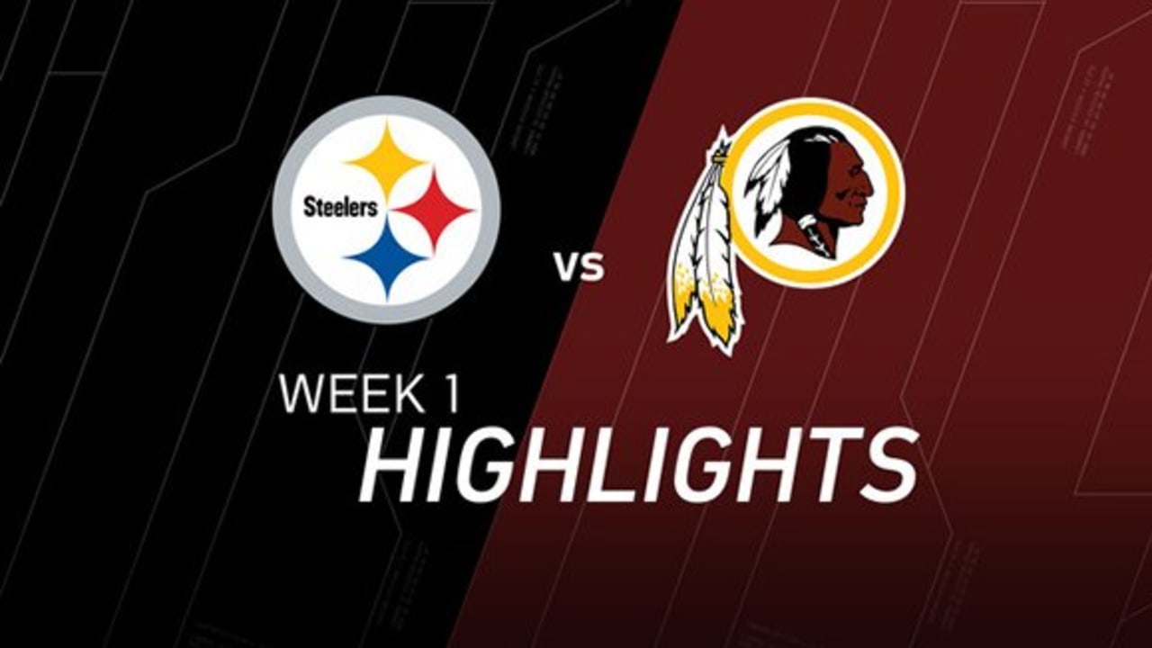 Steelers vs. Redskins  NFL Week 1 Game Highlights 