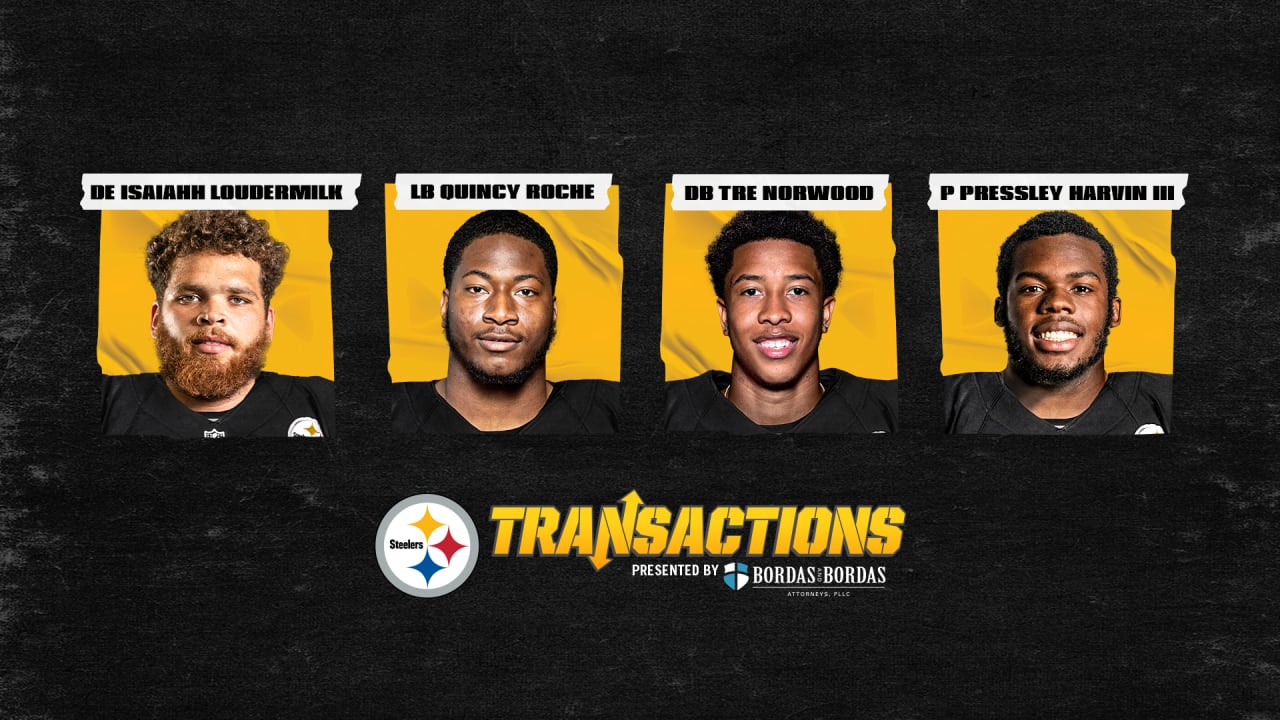 Steelers sign four draft picks