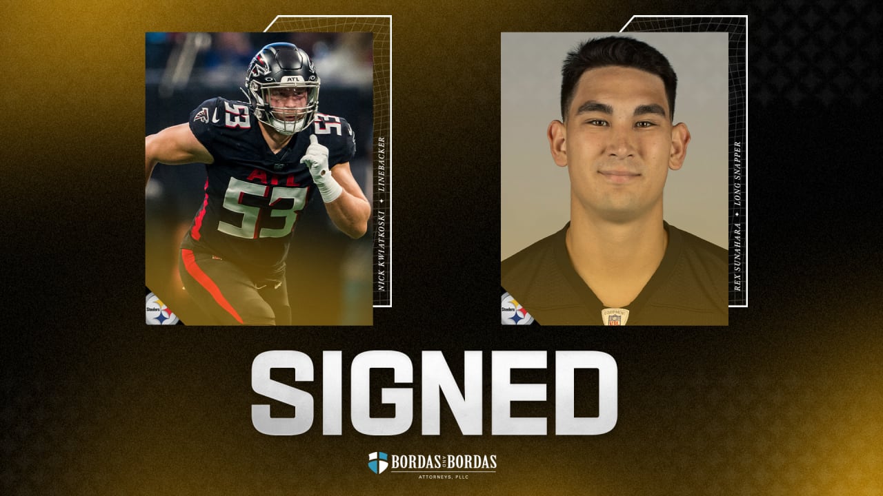 Steelers sign Kwiatkoski and Sunahara