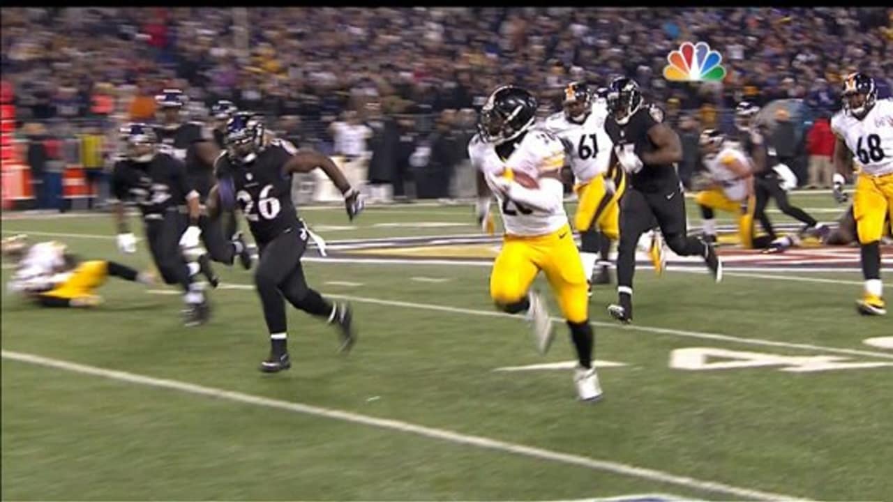 Steelers at Ravens: Le'Veon Bell 43-yard run