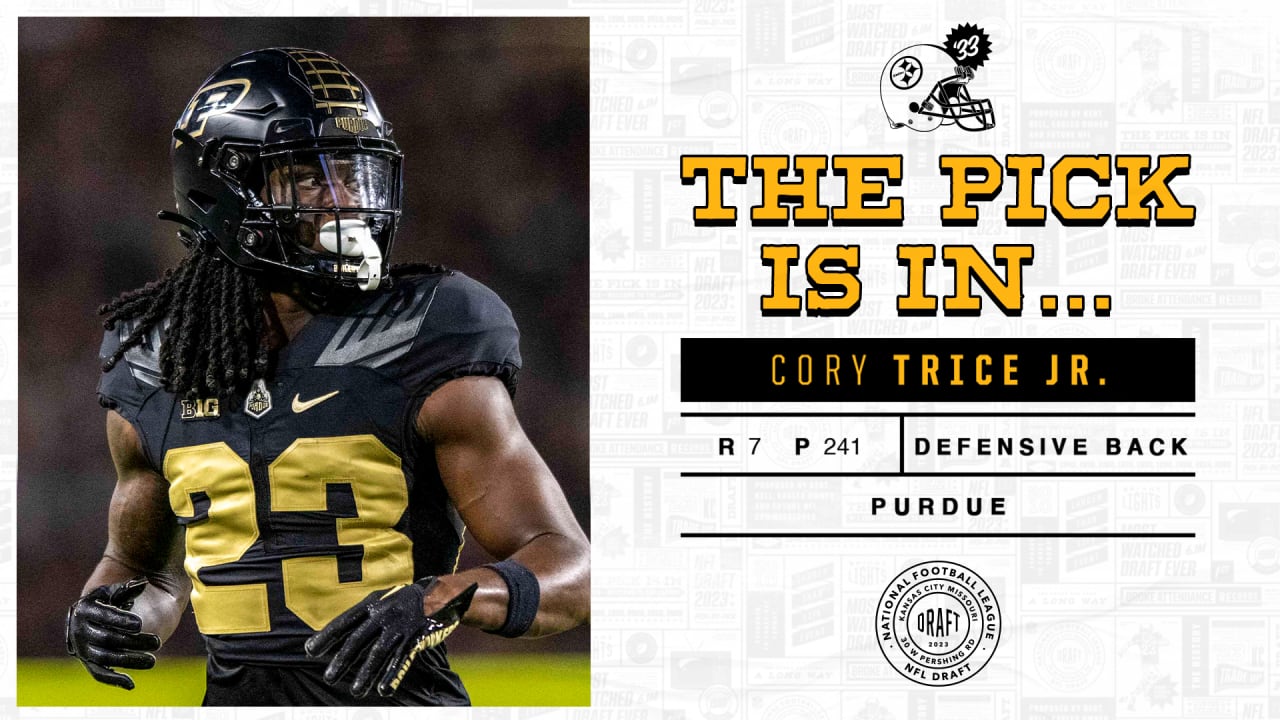 Steelers select Cory Trice Jr. in the seventh round