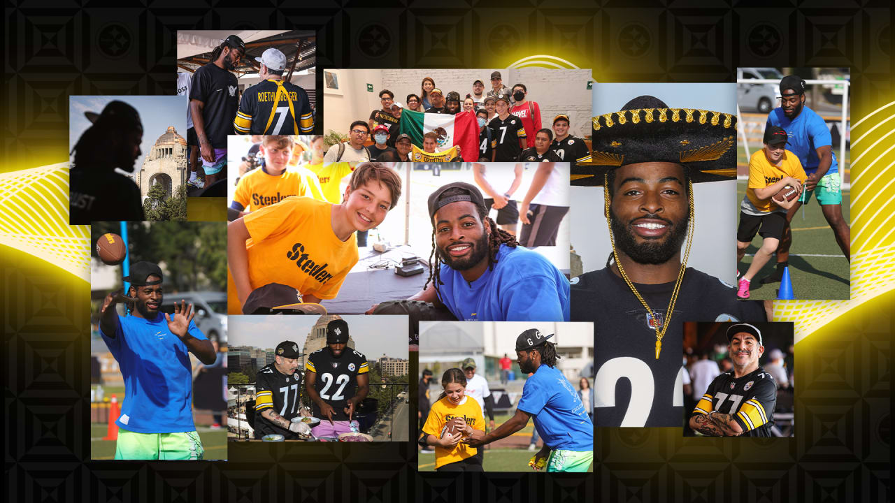 Harris a hit with Steelers fans in Mexico City
