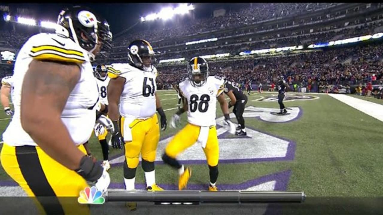 Steelers at Ravens Emmanuel Sanders 8 yd TD catch