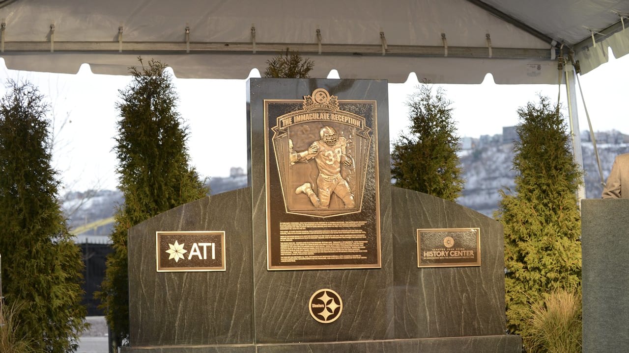 Steelers to unveil Immaculate Reception monument