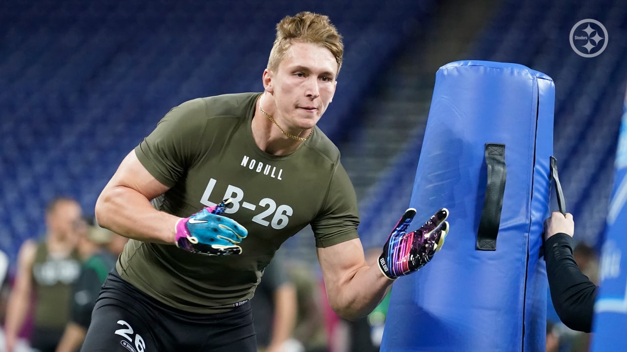 Combine Highlights Sanders, LB, Arkansas