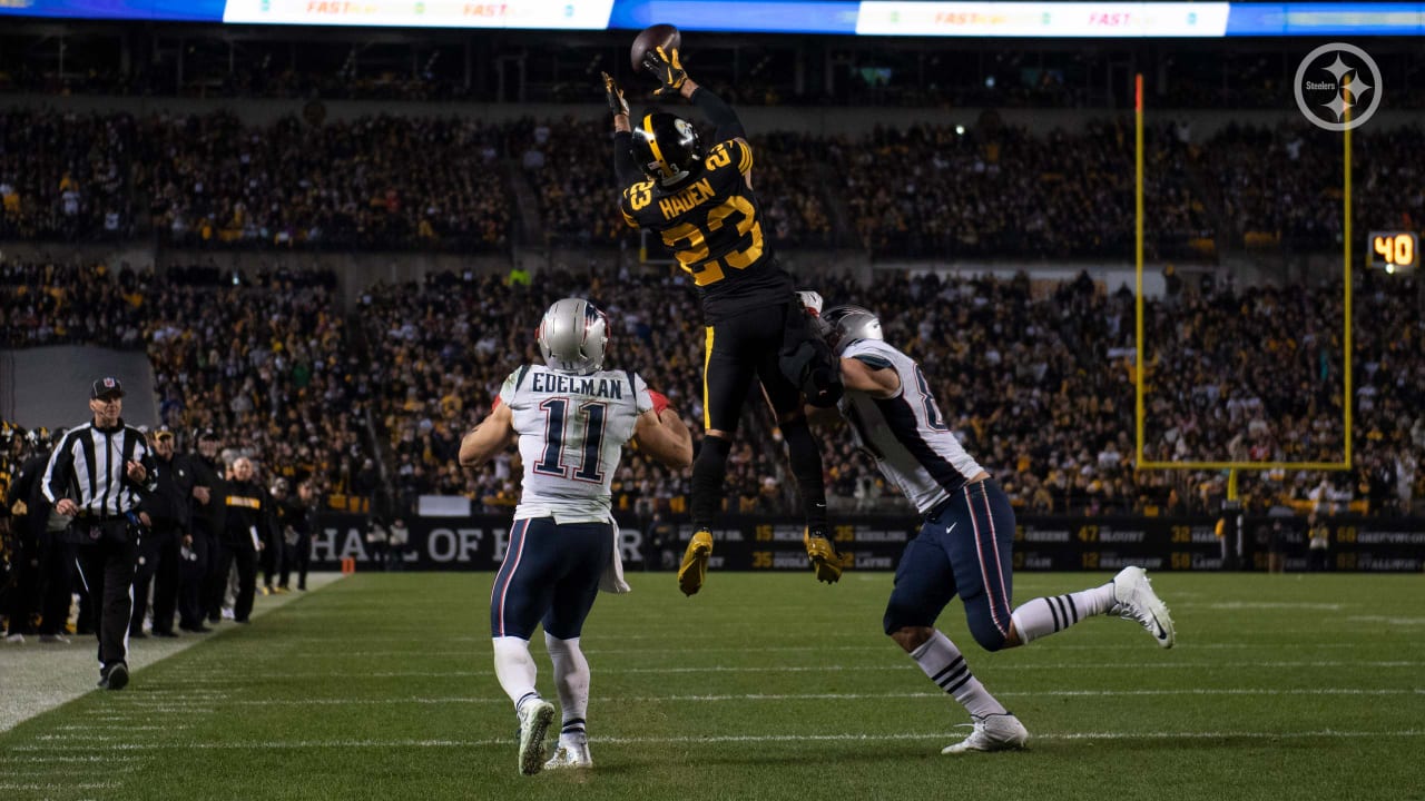 Steelers' Joe Haden makes picture-perfect pick vs. Patriots