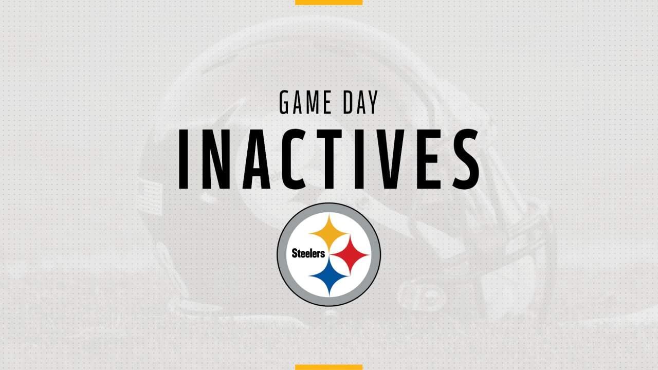 Steelers inactives list for Week 3 Sunday Night Football game