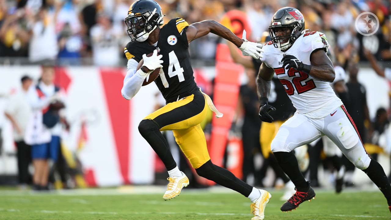 Falcons vs. Steelers: George Pickens hauls in 35-yard grab