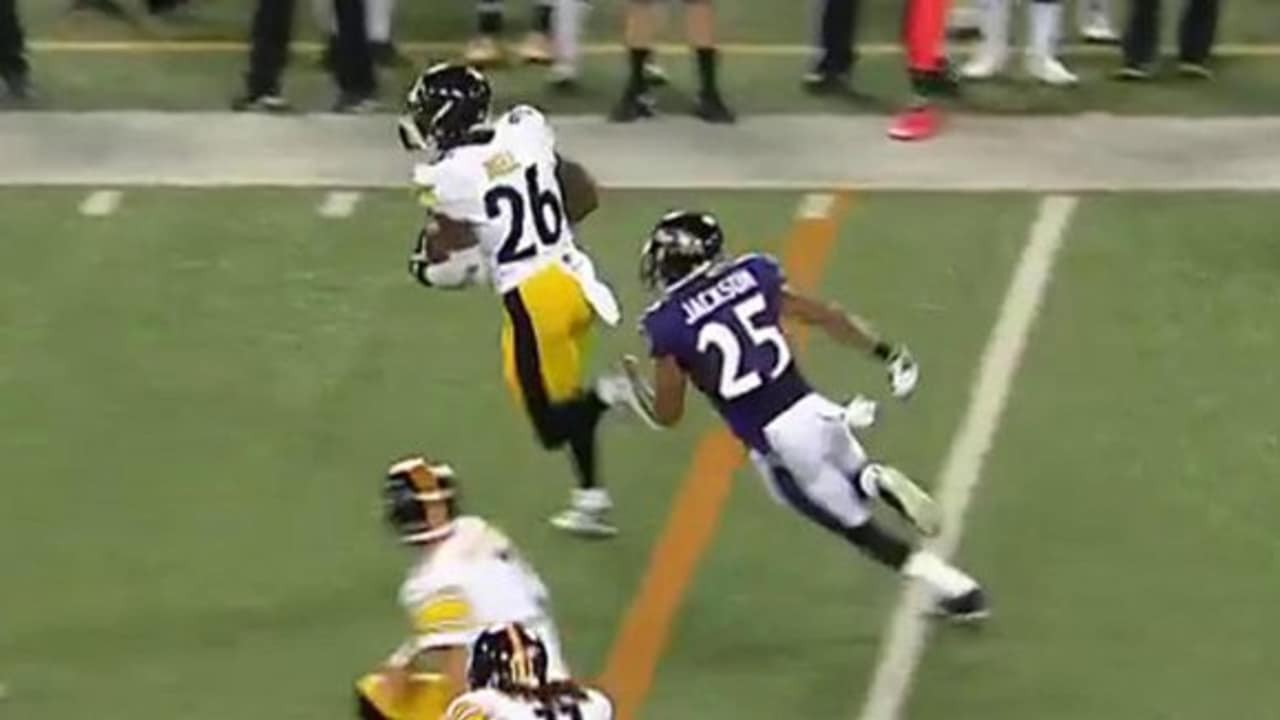 Le'Veon Bell 21-yd Run At The Ravens