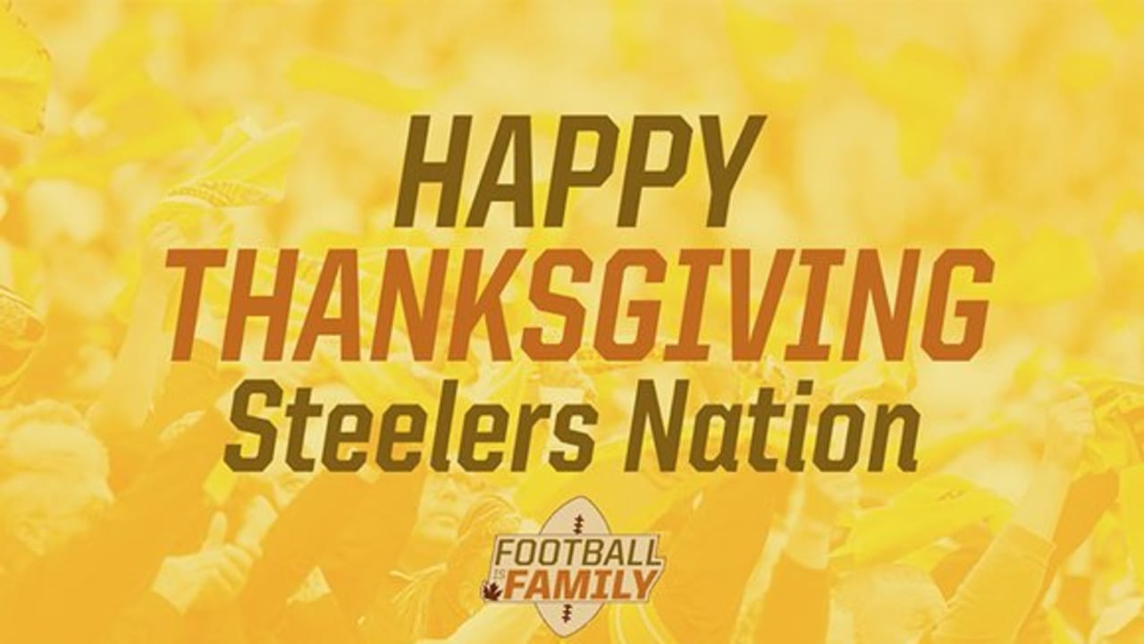 Happy Thanksgiving from the Pittsburgh Steelers