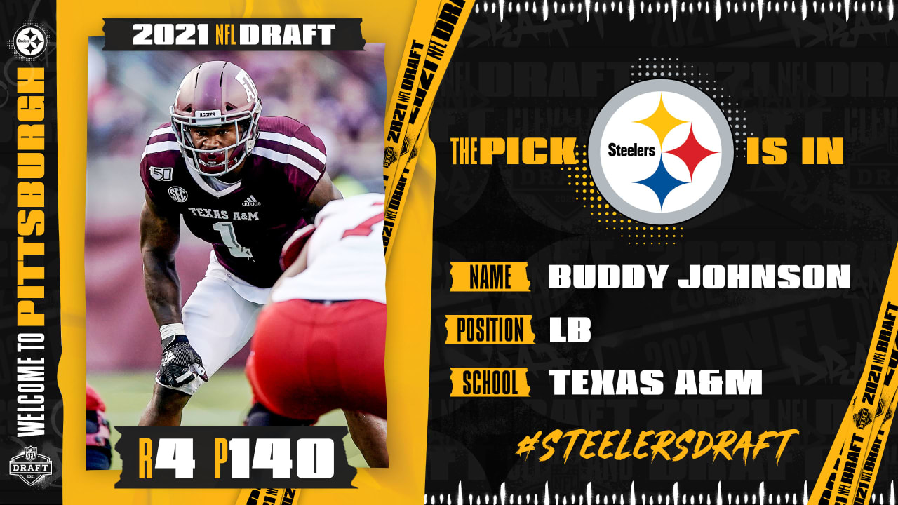 2021 NFL Draft Results: Steelers take Buddy Johnson with 4th round pick -  Behind the Steel Curtain