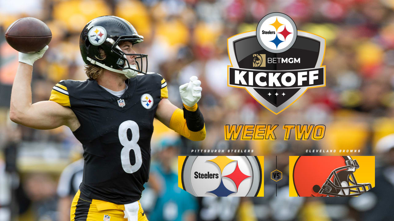 WATCH: Steelers Kickoff - Week 2 vs. Browns