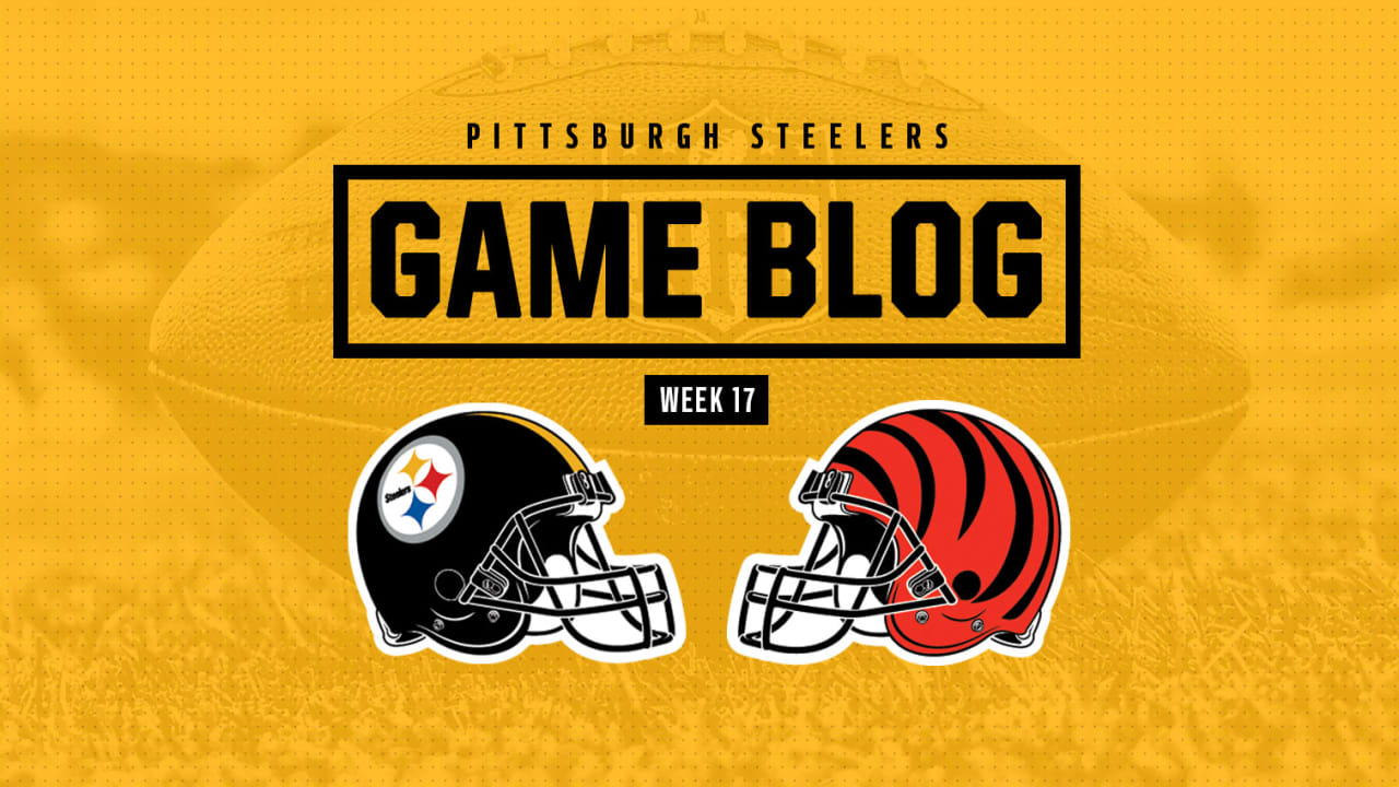 Game Blog Steelers vs. Bengals