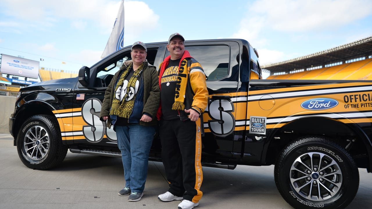 Lucky Steelers' fan takes home brand new Ford truck - CBS Pittsburgh