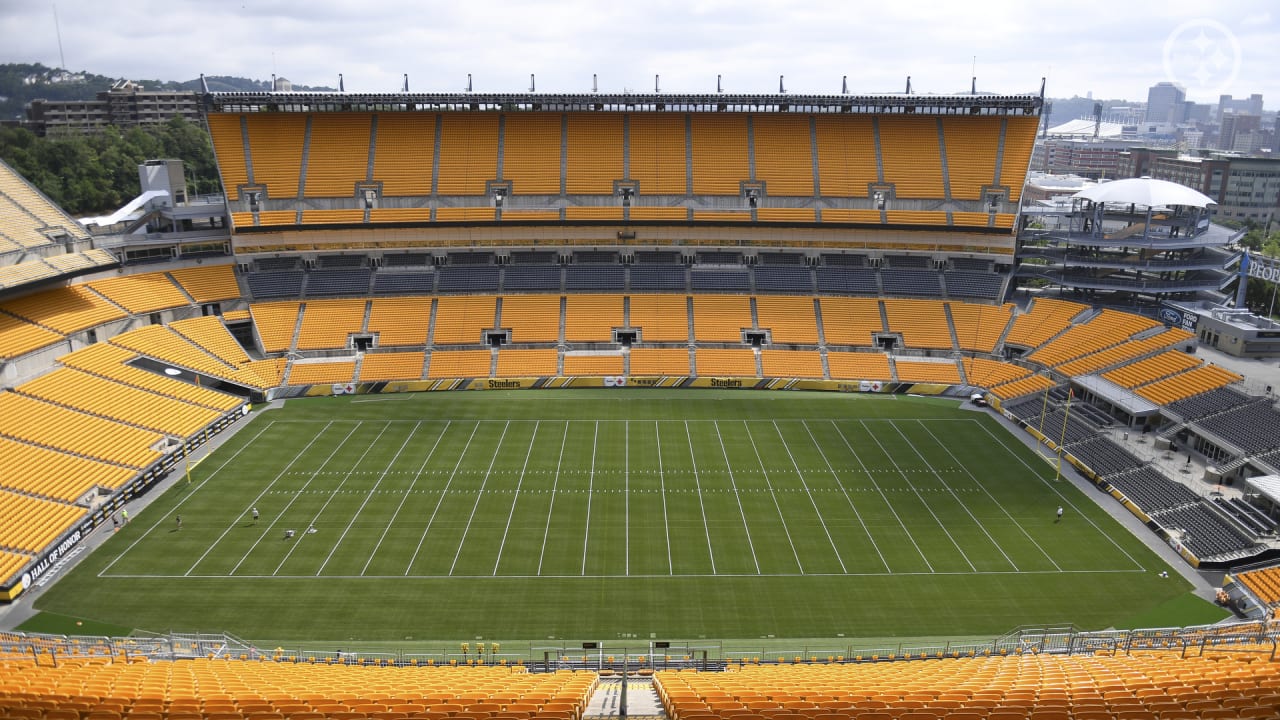 Preparing Heinz Field for Training Camp