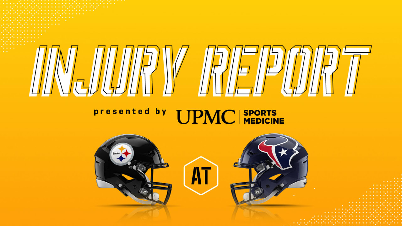 Steelers vs. Texans Injury Report — Week 4