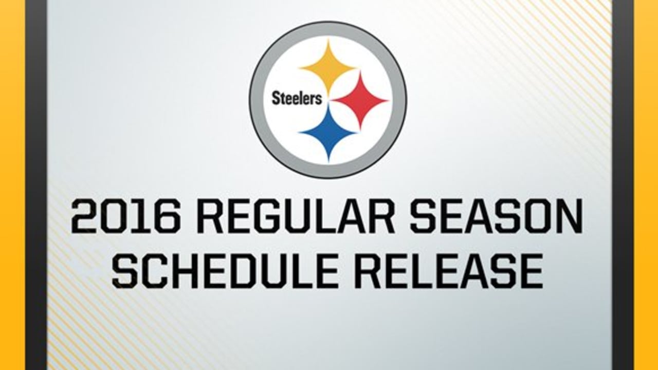 2016 NFL Schedule: Steelers to play 4 games in prime time