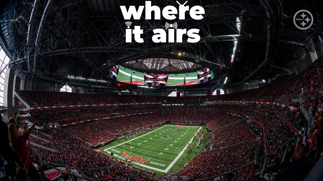 Where it airs: Steelers-Falcons
