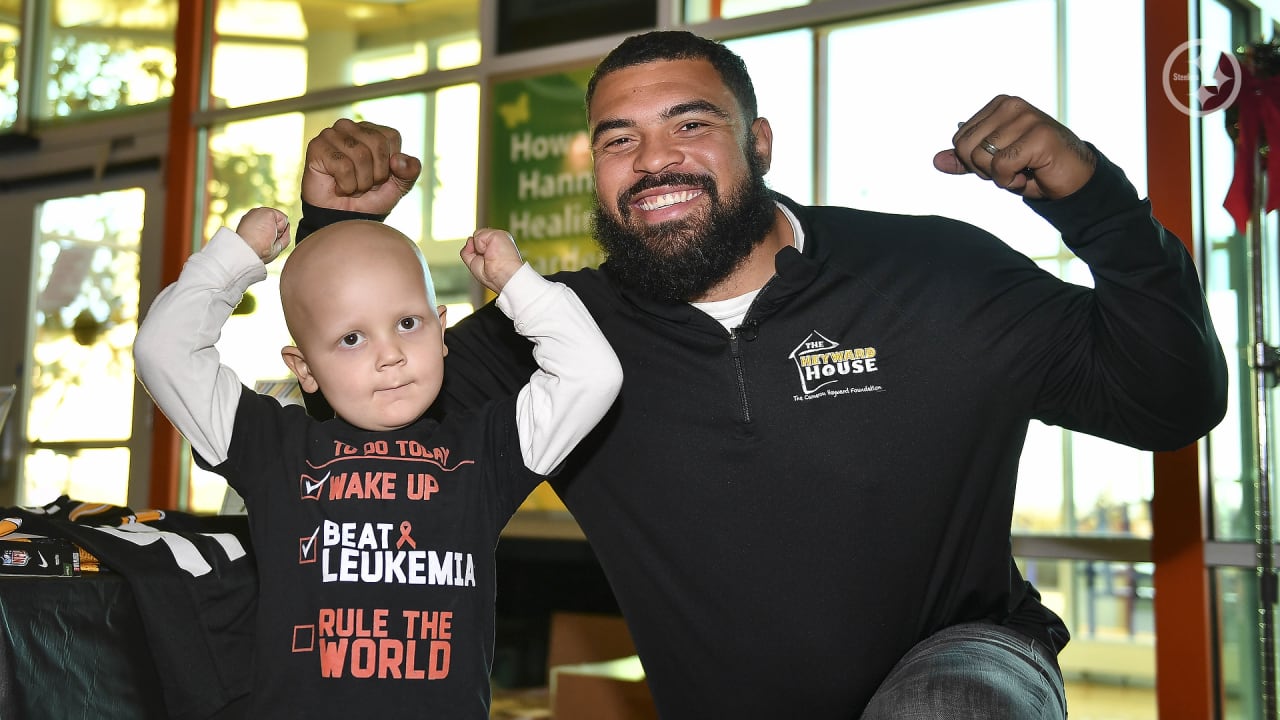 Breaking news: 36-year-old Steelers star Cameron Heyward continues to carry out his mission to motivate children with cancer in Pittsburgh, the secret reason hidden inside has only now been revealed...vannguyen