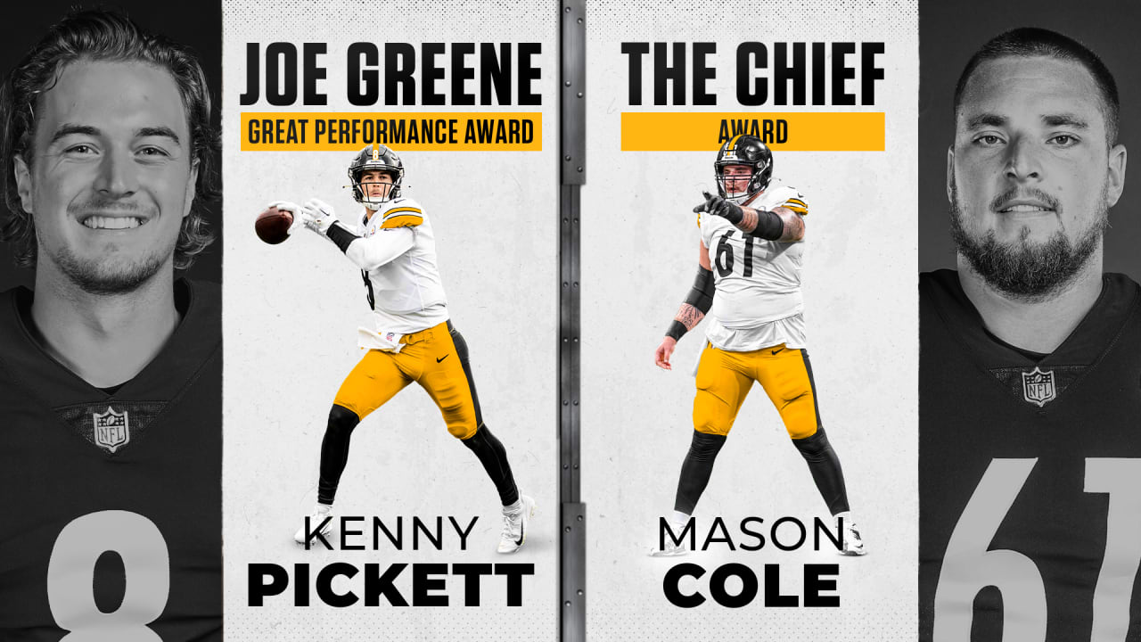 Steelers C Mason Cole receives 'The Chief' Award