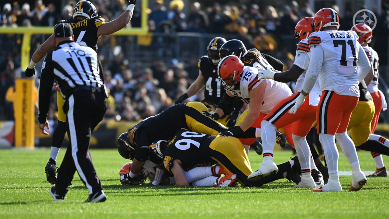 WATCH: Deshaun Watson throws pick six to open Monday Night Football vs.  Steelers - Behind the Steel Curtain