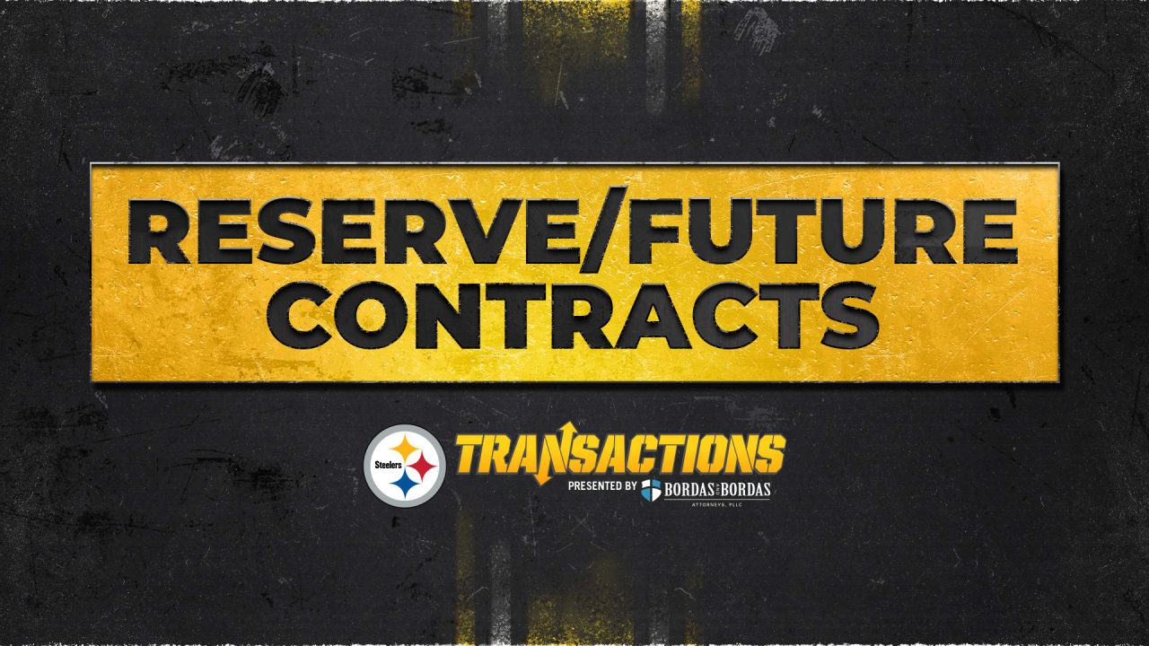 Steelers sign three to Reserve/Future Contracts