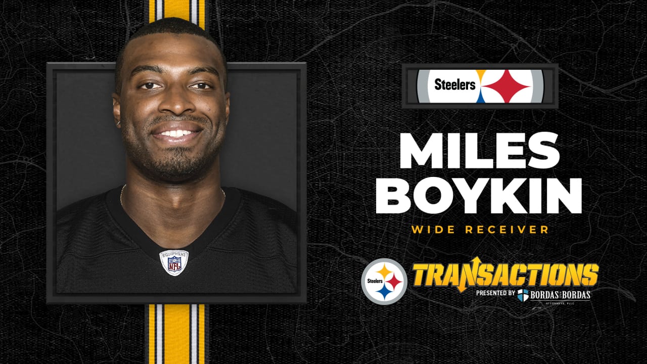 Pittsburgh Steelers sign WR Miles Boykin to a one-year contract - Behind  the Steel Curtain