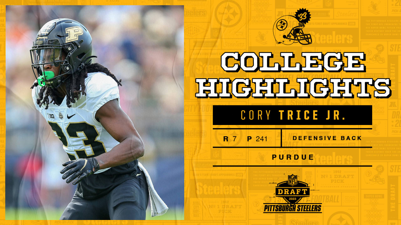 Pittsburgh Steelers select Cory Trice with seventh round pick