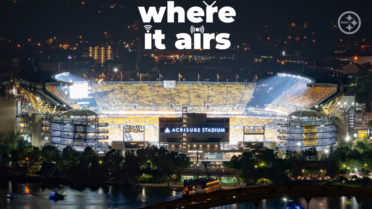 Where it airs SteelersPatriots