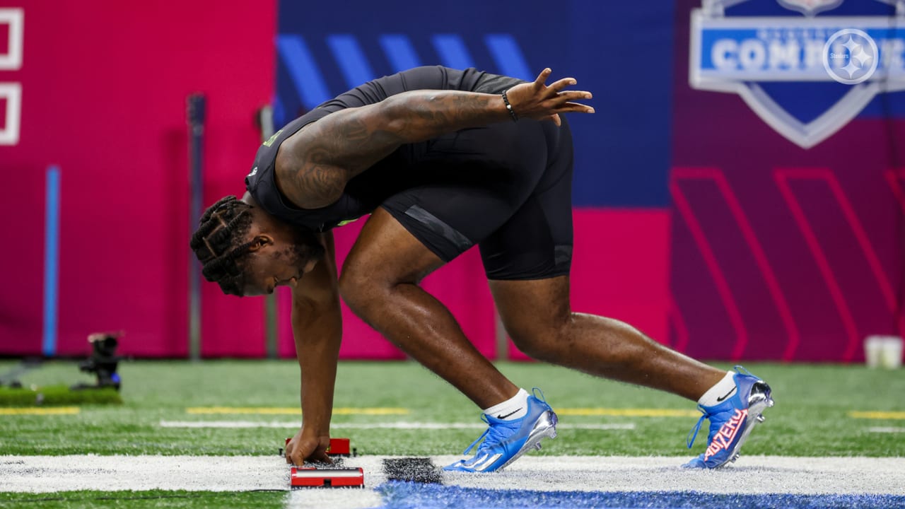 Breece Hall 40 Yard Dash at the Combine 