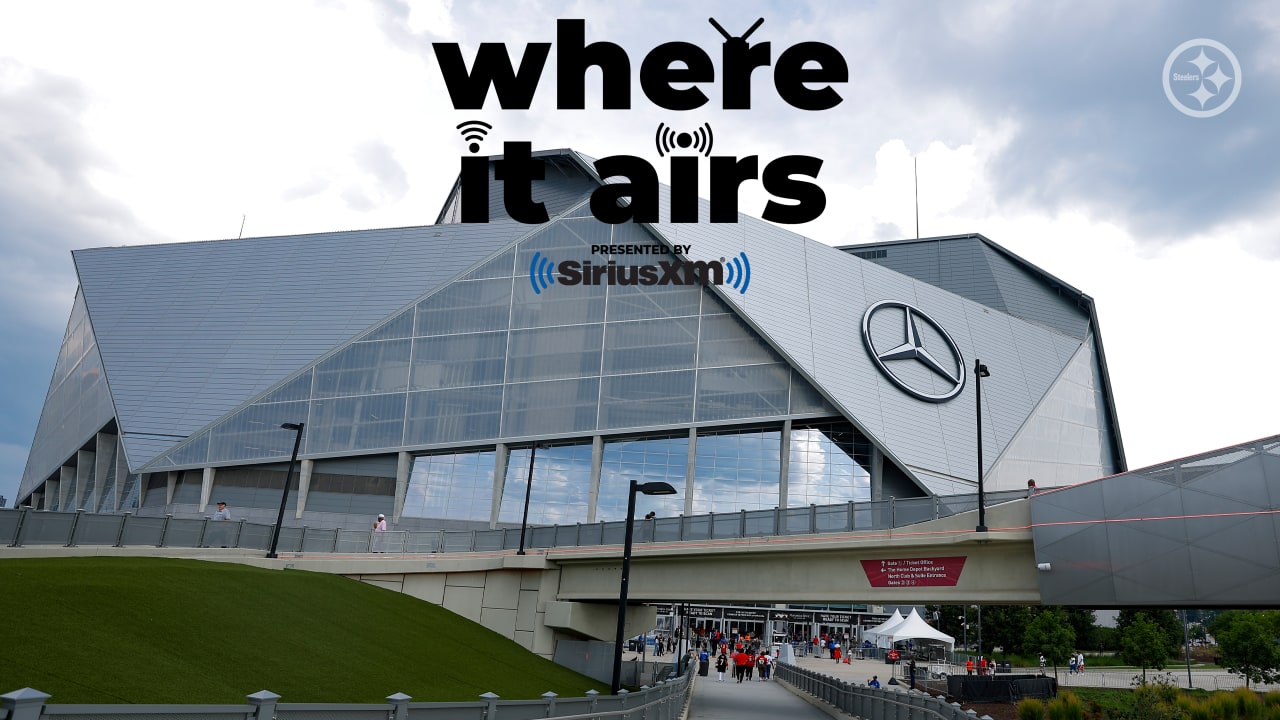 Where it airs: Steelers-Falcons