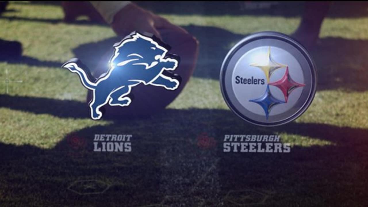 HIGHLIGHTS Steelers vs. Lions