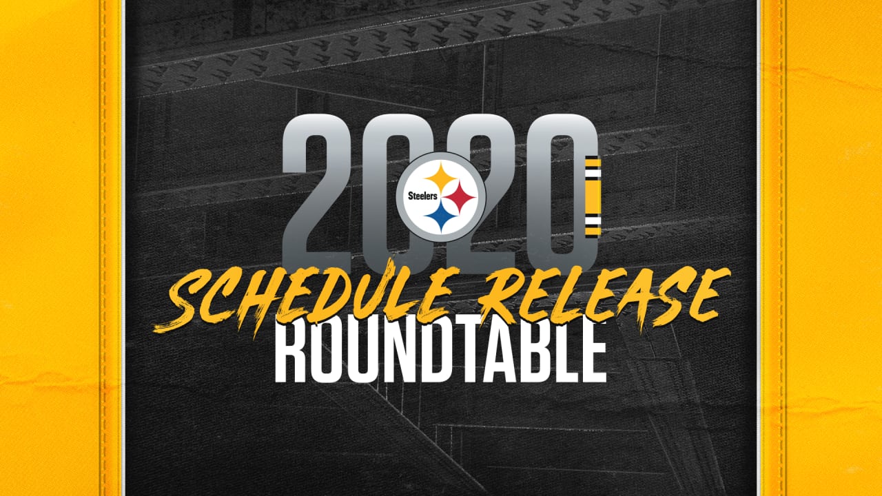 Pittsburgh steelers schedule deals 2020