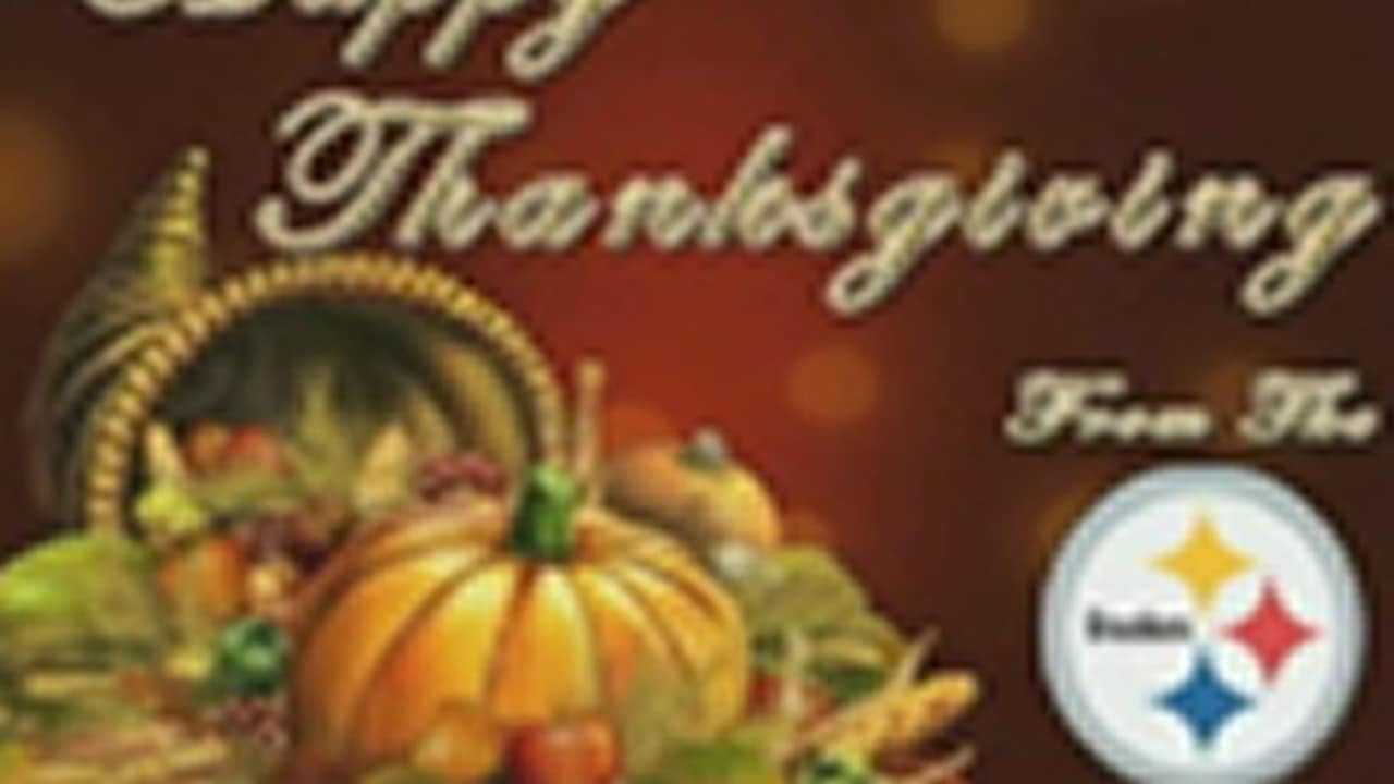 Happy Thanksgiving from the Steelers