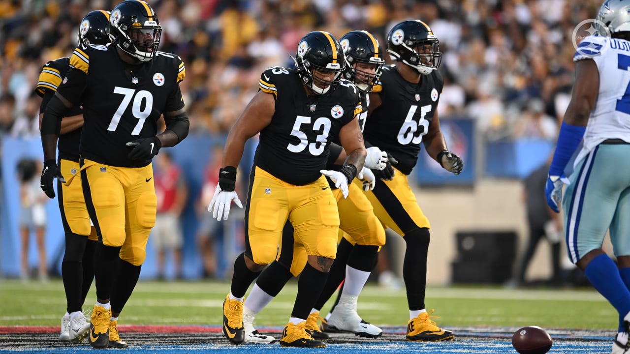 Pittsburgh Steelers cornerback Justin Layne (31) lines up during the Pro  Football Hall of Fame NFL preseason game against the Dallas Cowboys,  Thursday, Aug. 5, 2021, in Canton, Ohio. The Steelers won